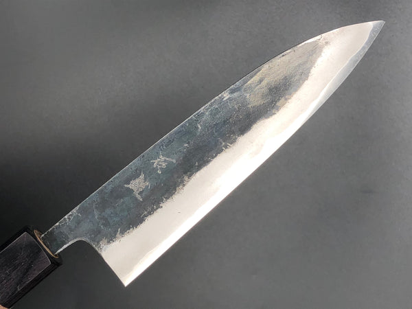 黒打ち 捌き 165mm 青S鋼 胡桃 八角 – 由宗刃物 Yoshimune Knives