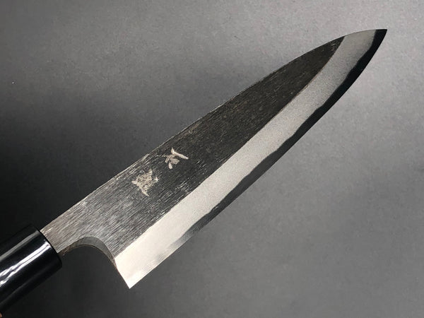 黒打ち 片刃捌き 180mm 青2鋼 胡桃 – 由宗刃物 Yoshimune Knives