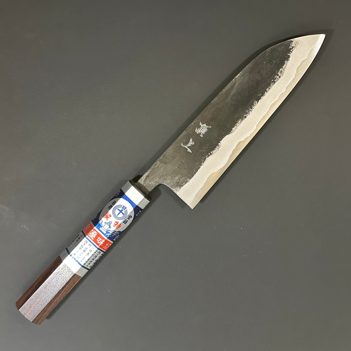 Santoku 165 mm (6.5 in) Blue#S