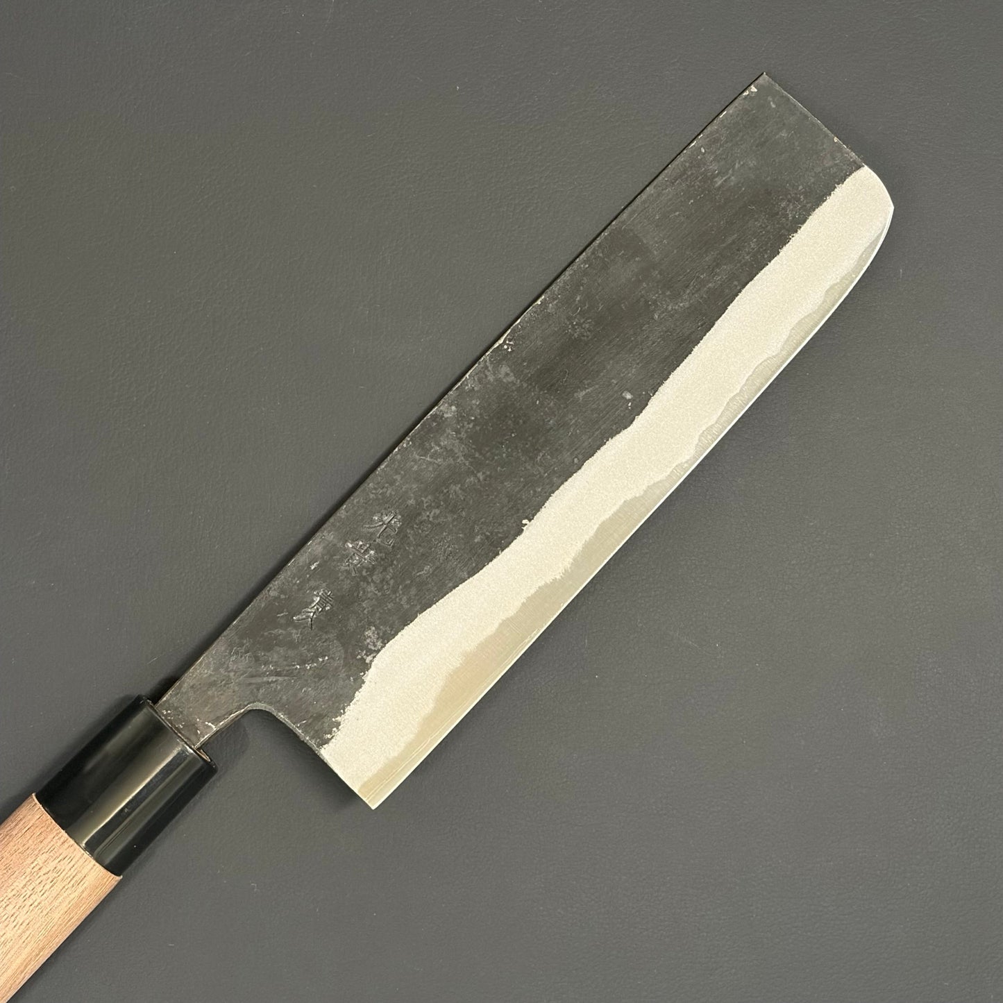 Nakiri 165mm (6.5 in) Blue#2 Hon-Warikomi