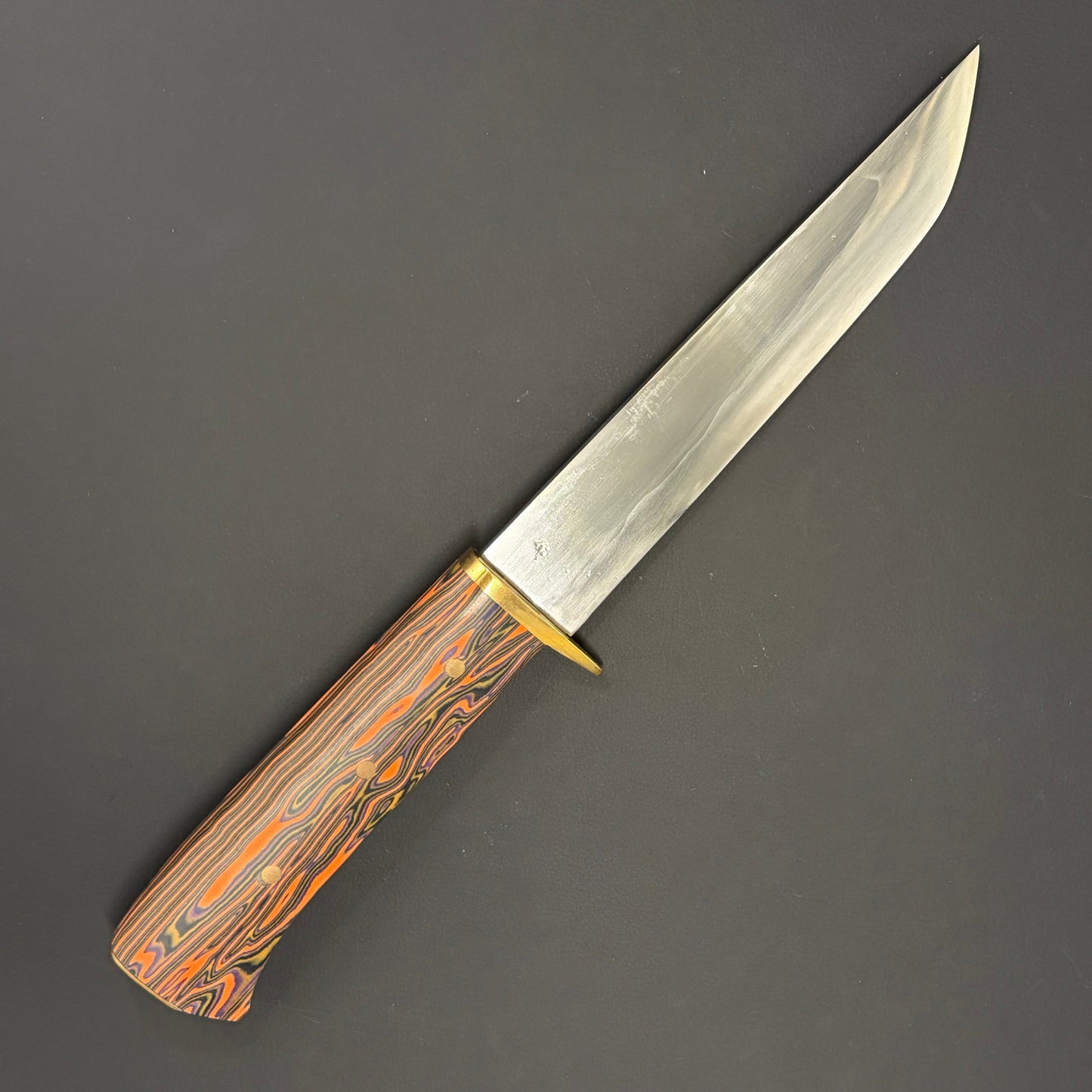 Outdoor Knife 140mm (5.5in) White#2 Kobuse Forging