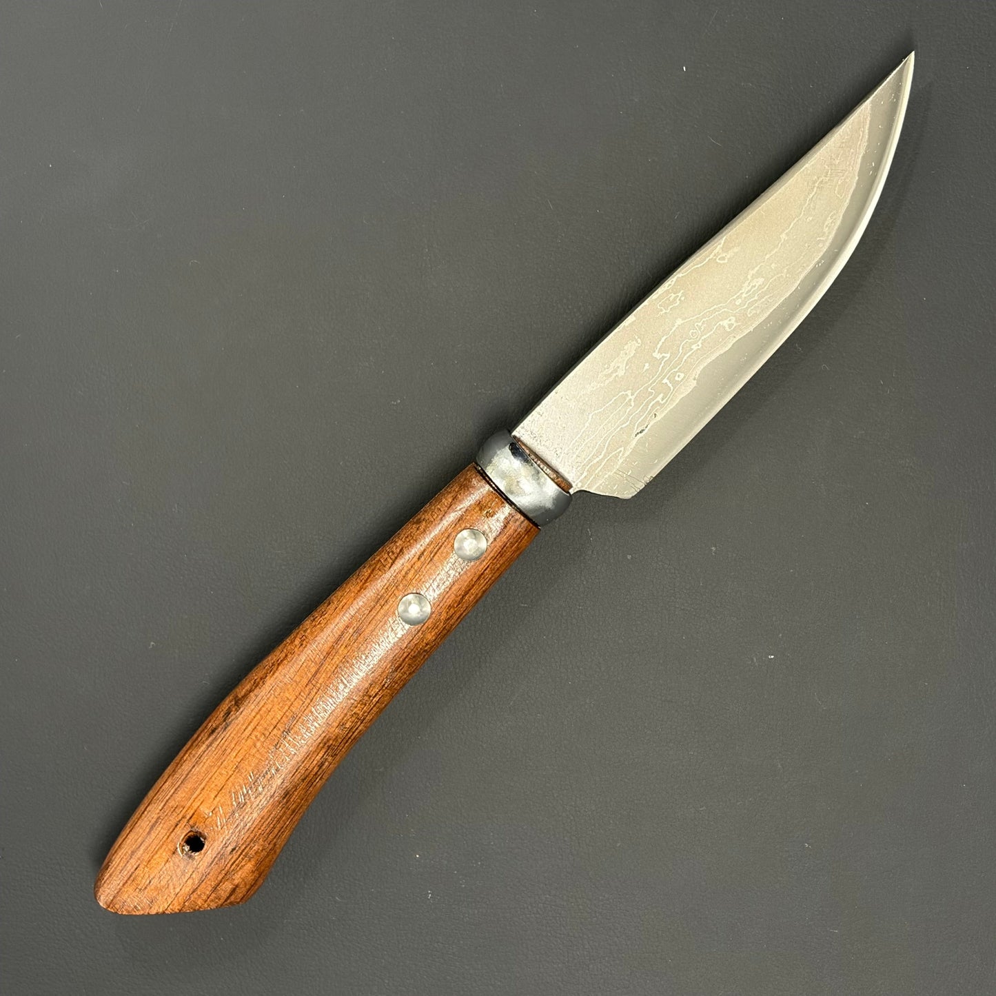 Outdoor Knife 115mm (4.5in) Blue#2