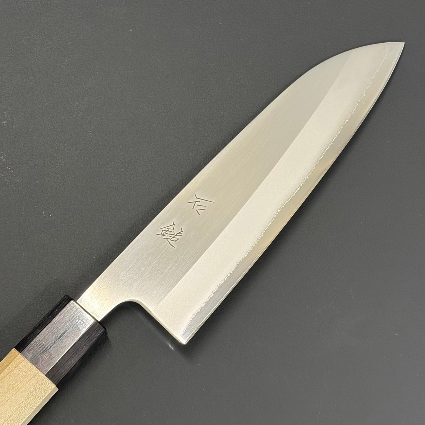 SC Santoku 165mm (6.5in) White#1 Stainless Clad 