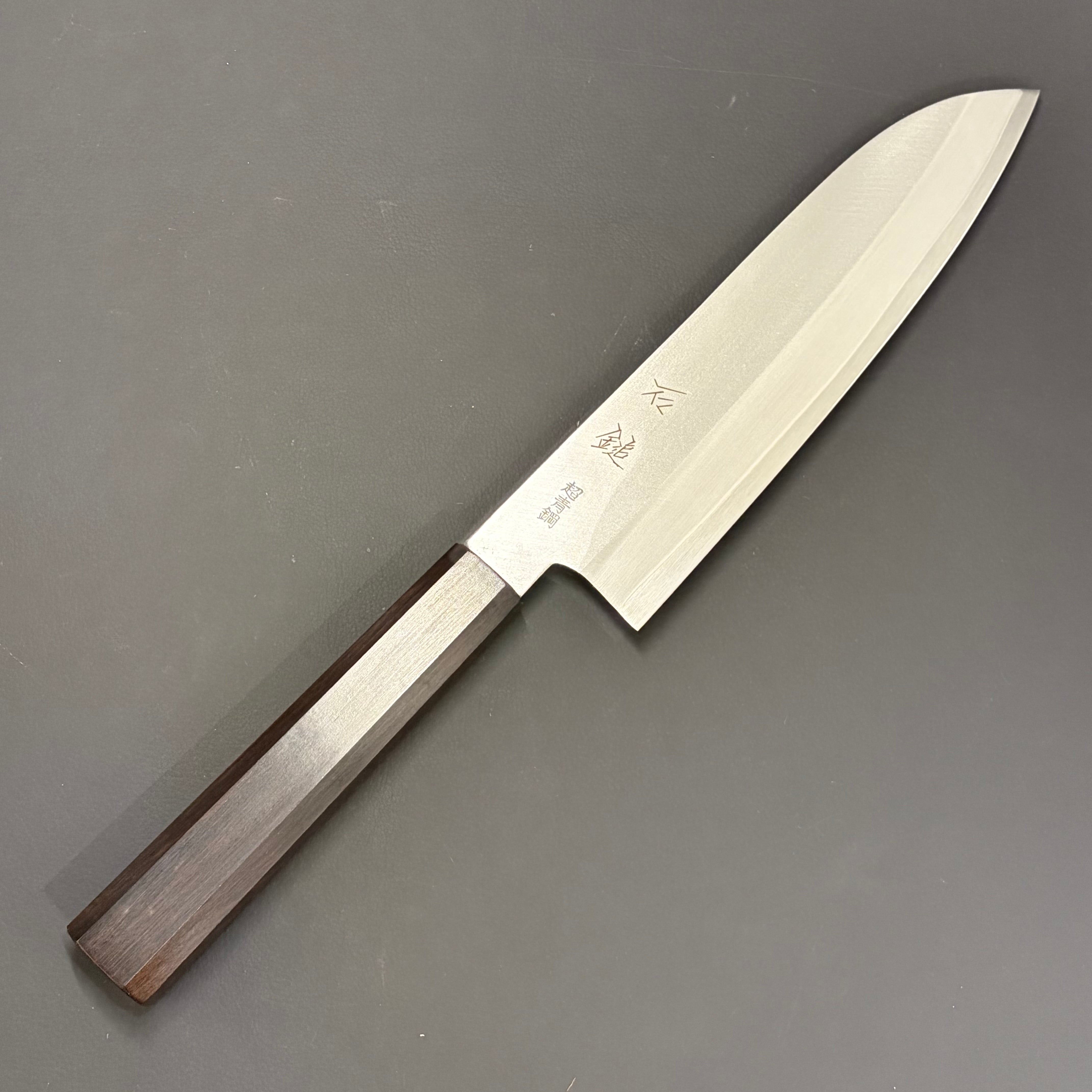 三徳 180mm 青紙#S ステン複合 – Yoshimune Knives