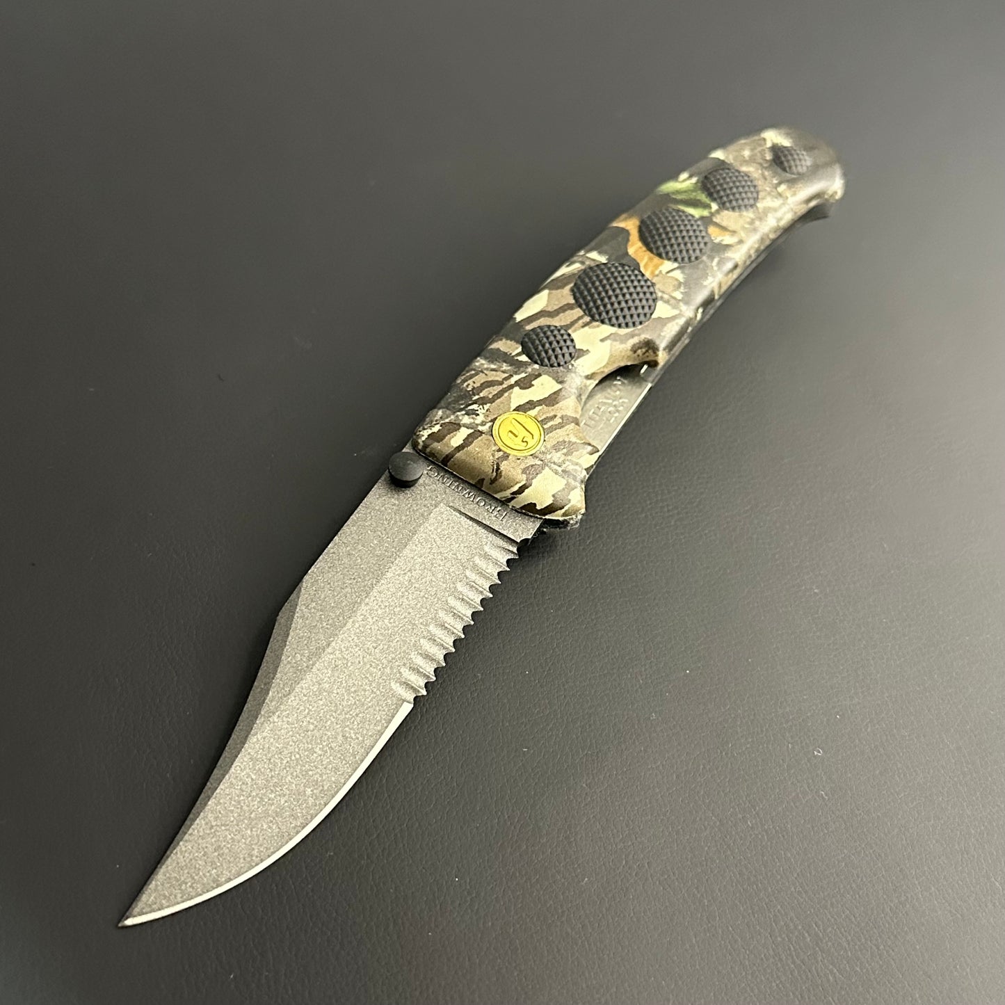 Hiro & Brow Folding Knife AUS8 Stainless Steel 