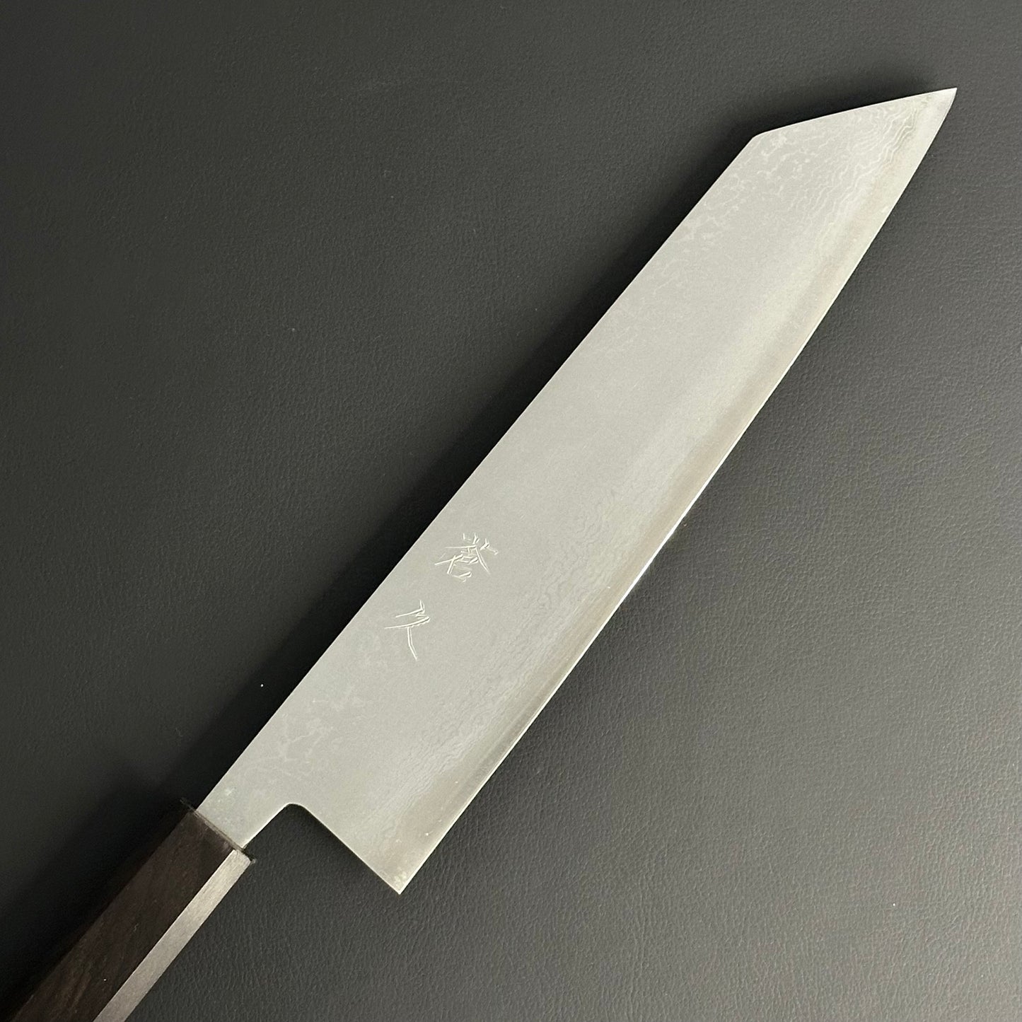 Damascus Kiritsuke 210 mm (8.2 in) Aogami (Blue) #2 Double-Bevel