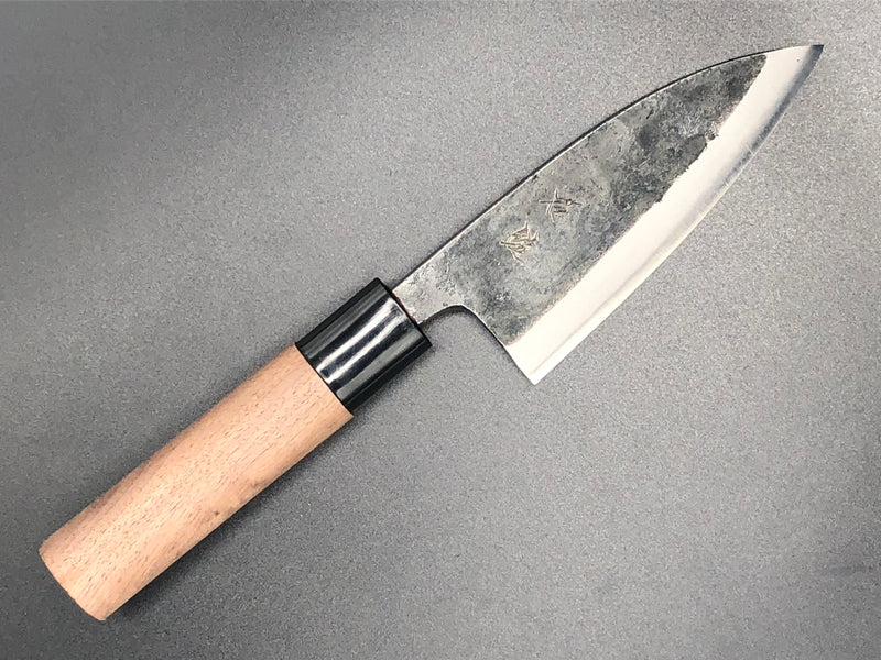 Deba Kurouchi 120 mm (4.7 in) Aogami (Blue) #2 Double-Bevel