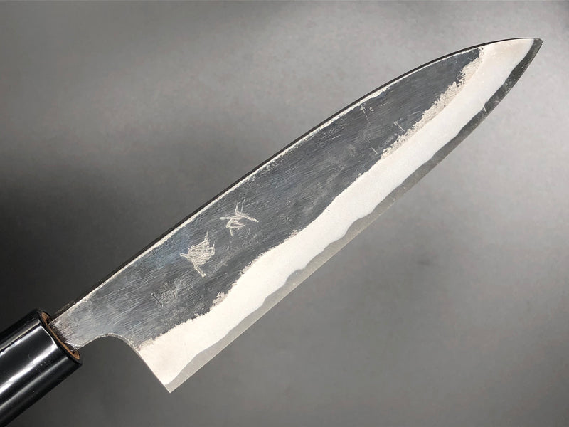 黒打ち 捌き 165mm 青1鋼 胡桃 – 由宗刃物 Yoshimune Knives
