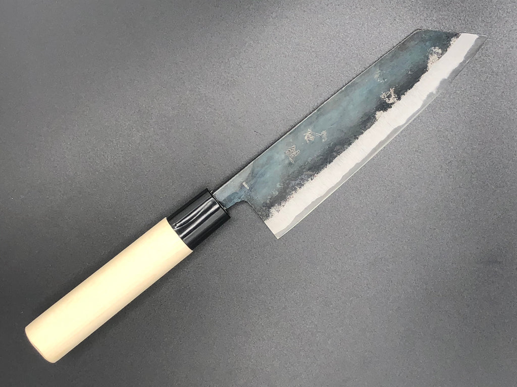 黒打ち 文化 165mm 青2鋼 – 由宗刃物 Yoshimune Knives