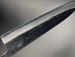 黒打ち 牛刀 210mm 青2鋼 ダマスカス（17層） 胡桃