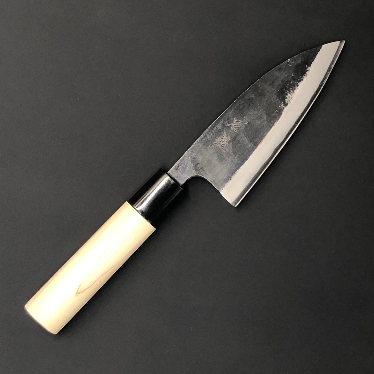 Deba Kuro-Uchi 120 mm (4.7 in) Aogami (Blue) #2 Double-Bevel